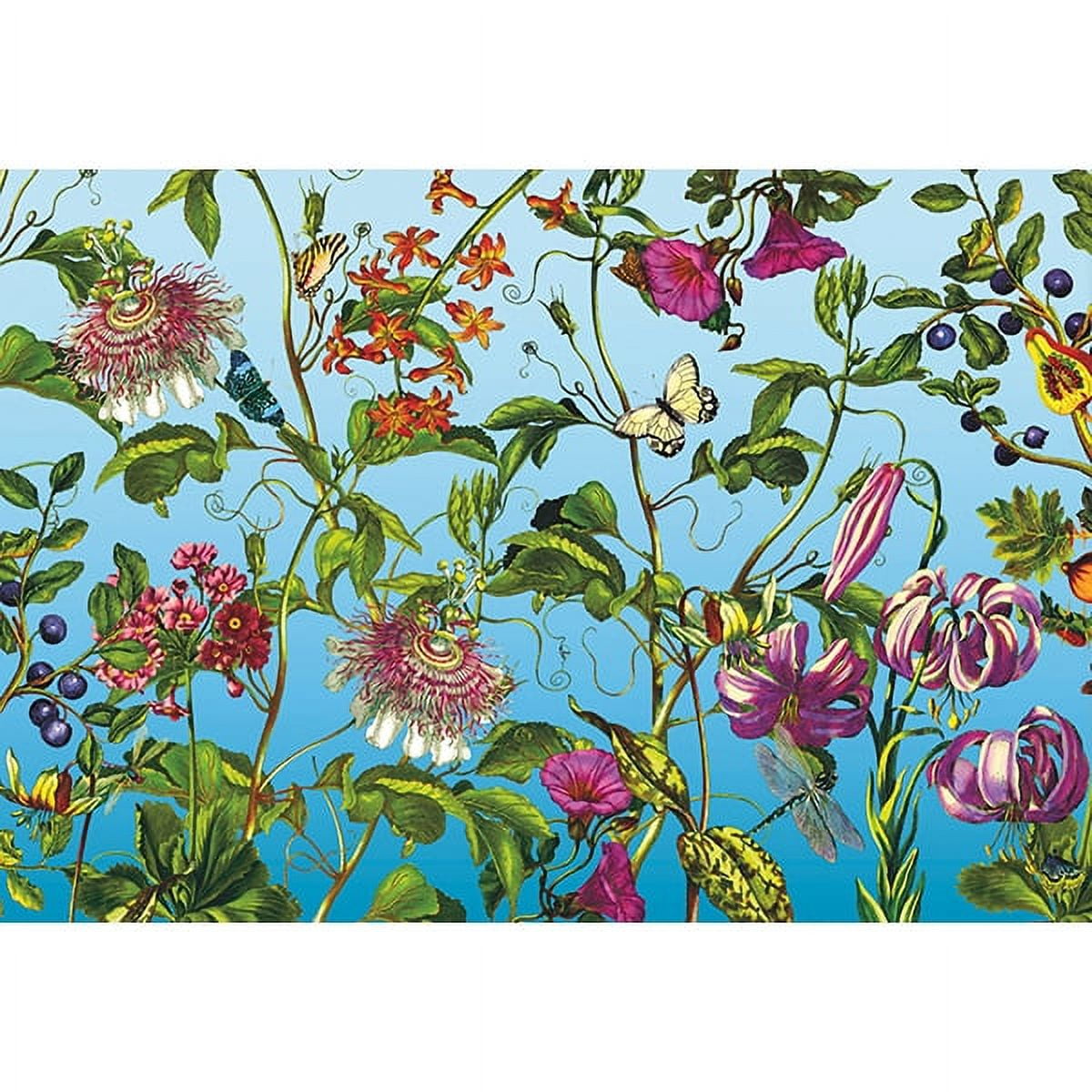 Jardin Blue Non-Woven Floral Wall Mural