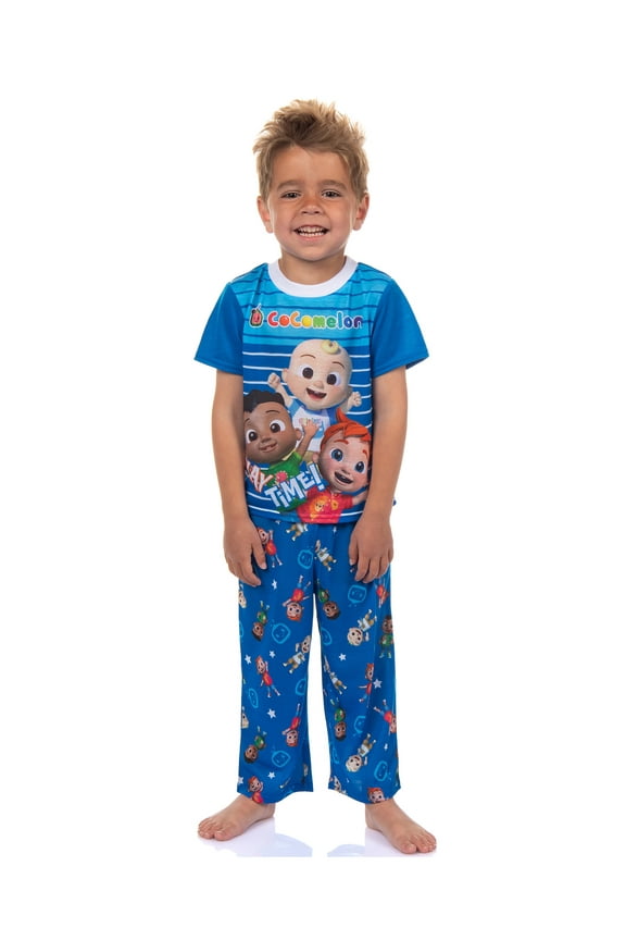 CoComelon Toddler Boys' Play Time Short Sleeve Pajama Shirt Pants 2PC Set