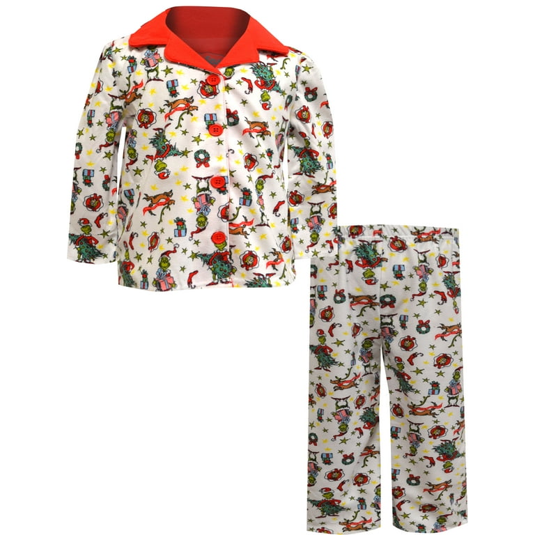 Grinch pajamas 3t hot sale