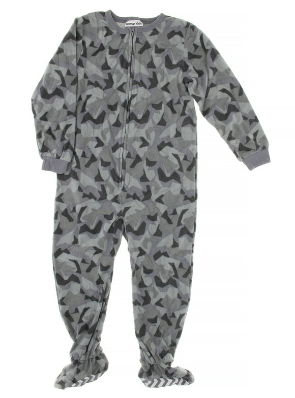 Boys Fleece Blanket Sleeper Footed Pajamas Sizes 6-16