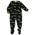 thumbnail image 1 of Komar Kids Boys Fleece Blanket Sleeper Footed Pajamas Sizes 6-16, 1 of 3