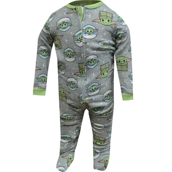 Komar Kids Boys Mandalorian Grogu Infant Ultra Soft Sleeper (3-6 Months)