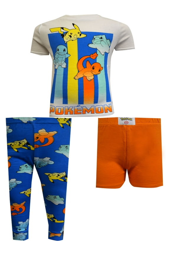 Boys Pokemon Pikachu and Friends Launch into Action Pajamas (6)