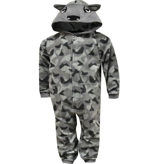Komar Kids Boys Wolf Hooded Blanket Sleeper with 3D Face (4/5)