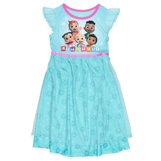 Komar Kids Girls' Dreamy Dress Up Toddler Nightgown (4T