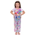 thumbnail image 1 of CoComelon Toddler Girls' Rainbow Short Sleeve Shirt And Pants 2PC Pajama Set, 1 of 7