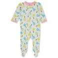 thumbnail image 1 of Komar Kids Girls Disney Baby Little Princesses Cotton Infant One Piece Sleeper (6-9 Months), 1 of 1