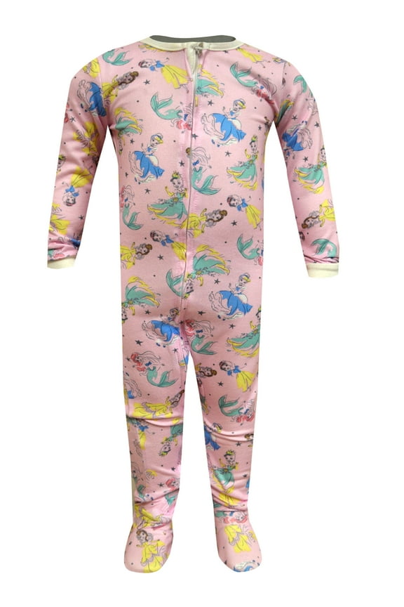 Girls Disney Baby Little Princesses Knit Infant One Piece Sleeper (12 mo)