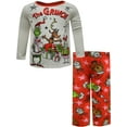 thumbnail image 1 of Komar Kids Girls Dr. Seuss The Grinch Max and Cindy Lou Fleece Pajamas (4), 1 of 2