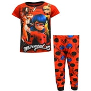 Komar Kids Girls Miraculous Ladybug Short Sleeve Pajama 8