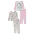 thumbnail image 1 of Komar Kids Girls Peppa Pig Magical Unicorn 4 Piece Cotton Toddler Pajamas (2T), 1 of 5
