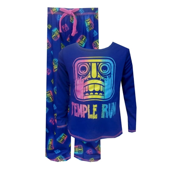 Komar Kids Girls Temple Run Rainbow Logo Pajamas (4/5)