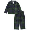 thumbnail image 1 of Komar Kids Holiday Green Plaid Toddler Girls 2pc Coat Pajamas K167912, 1 of 7