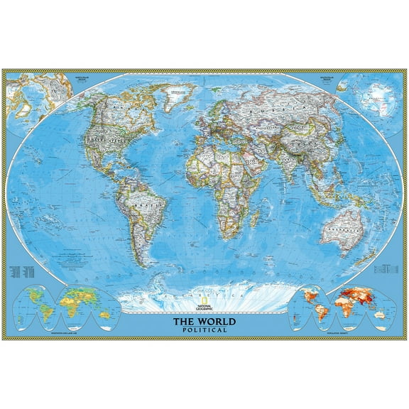 Komar The World Political Wall Mural