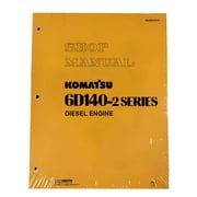Komatsu 6D140-2 Series Diesel Engine Workshop Repair Service Manual - Part Number # SEBD008610