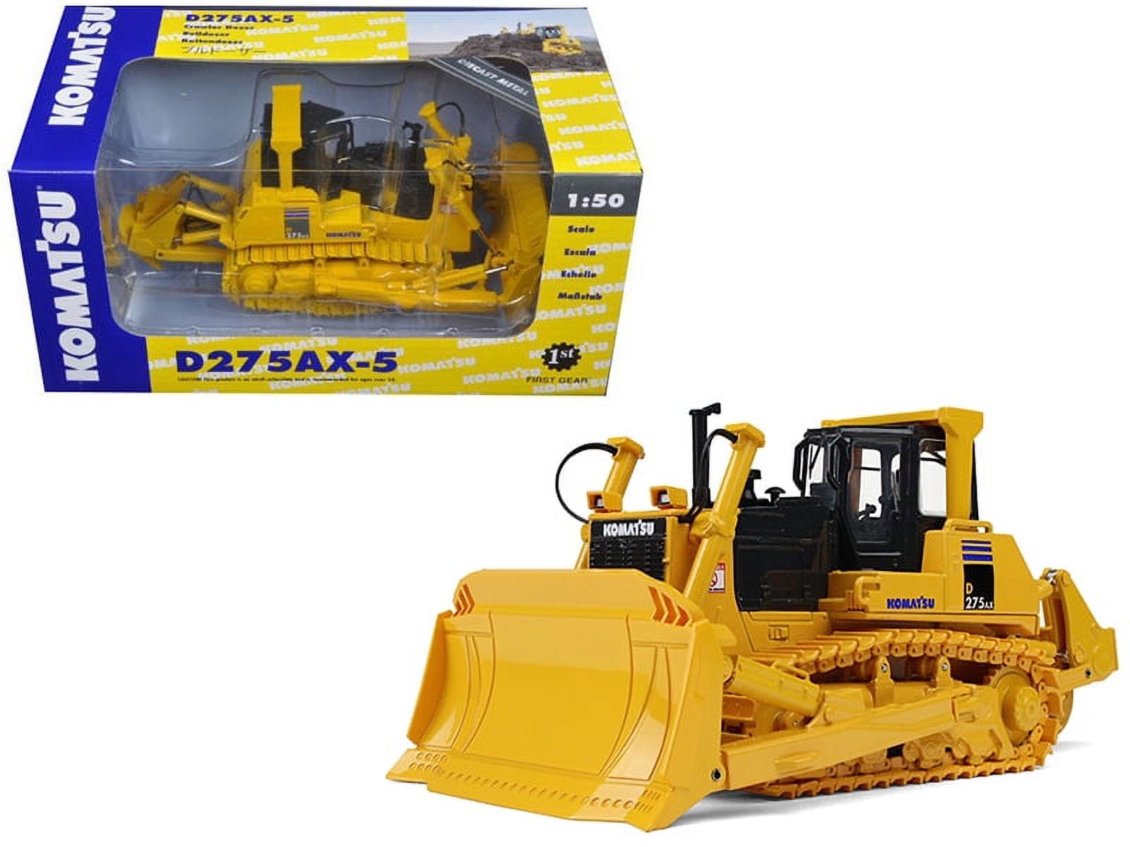 KOMATSU D275AX-5 1:50スケールモデル Komatsu D275AX-5 SIGMA Dozer with Ripper 1 50 Diecast Model by