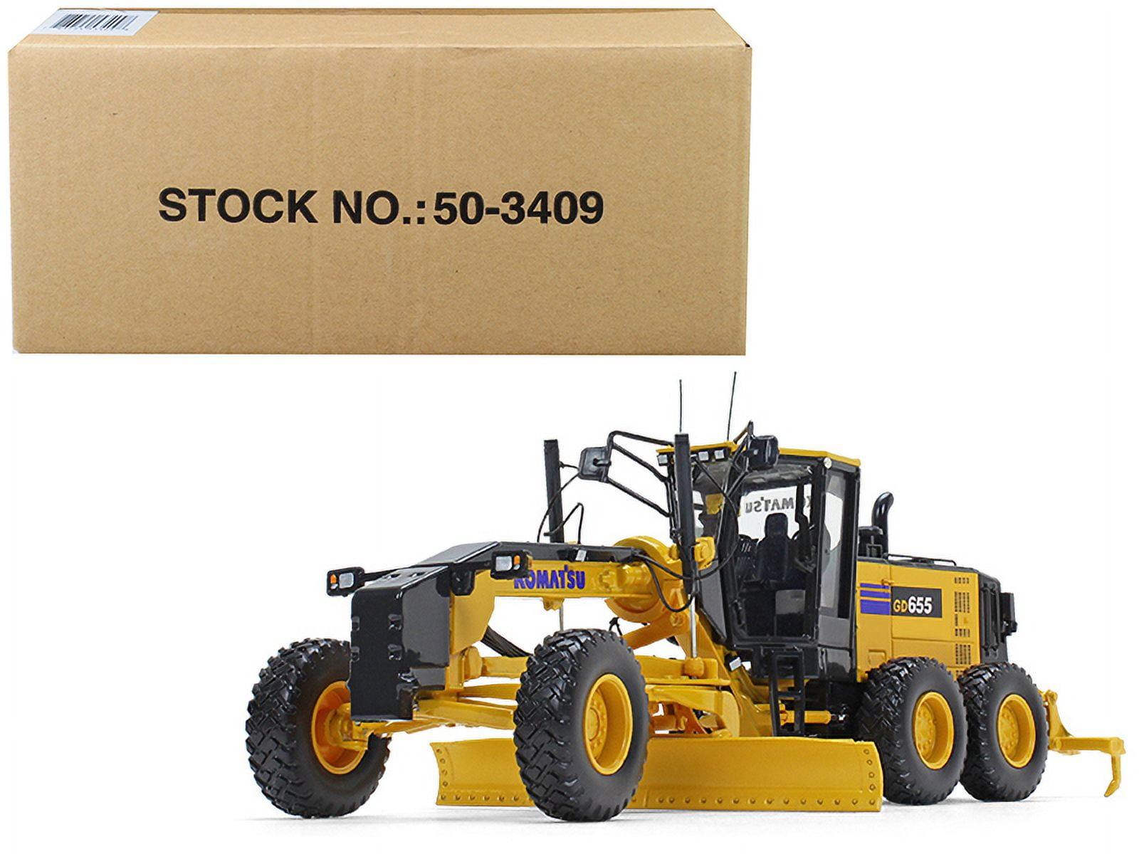 Komatsu GD655-6 Motor Grader with Ripper 1/50 Diecast Model by