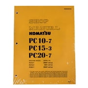 Komatsu PC10-7, PC15-3, PC20-7 Excavator Workshop Repair Service Manual - Part Number # SEBM020P0703