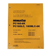 Komatsu PC160-6K, PC180LC-6K, PC180NLC-6K Excavator Workshop Repair Service Manual - Part Number # UEBD000601