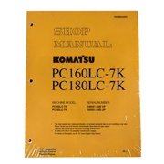 Komatsu PC160LC-7K, PC180LC-7K Excavator Workshop Repair Service Manual - Part Number # UEBM002200