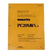 Komatsu PC20MRX-1 Excavator Workshop Repair Service Manual - Part Number # SEBM016602