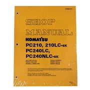 Komatsu PC210, 210LC-6K, PC240LC, 240NLC-6K Excavator Workshop Repair Service Manual - Part Number # EEBM001801