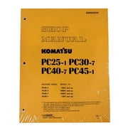 Komatsu PC25-1/PC30-7/PC40-7/PC45-1 Excavator Workshop Repair Service Manual - Part Number # SEBM020S0707