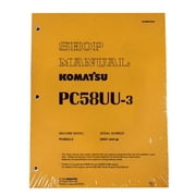 Komatsu PC58UU-3 Excavator Workshop Repair Service Manual - Part Number # SEBM023907