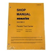 Komatsu WA180-3 Parallel Tool Carrier Wheel Loader Workshop Repair Service Manual - Part Number # CEBM001900