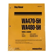 Komatsu WA470-5H, WA480-5H Wheel Loader Workshop Repair Service Manual - Part Number # VEBD180101