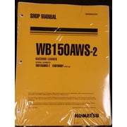 Komatsu WB150AWS-2 Backhoe Workshop Repair Service Manual - Part Number # WEBM003301