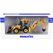 Komatsu WB97S-8 Backhoe Loader Yellow 1/50 Diecast Model by Universal Hobbies
