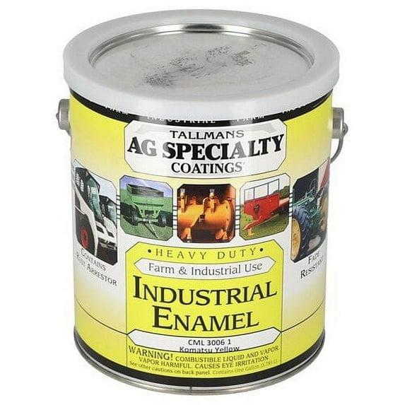 Komatsu Yellow Tractor Paint Gallon