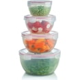 thumbnail image 1 of Komax Biokips Food Storage Bowls, Set-of-4 Round Mixing Bowls, 1 of 6