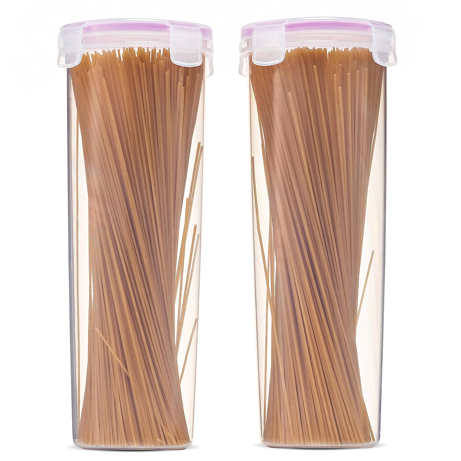 Komax Biokips Tall Food Storage Spaghetti Noodle / Pasta Container 44oz. (set of 2) Airtight