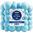 Komax Large Bubble Ice Packs for Coolers 3Pack 12 to 15 Hours, Long