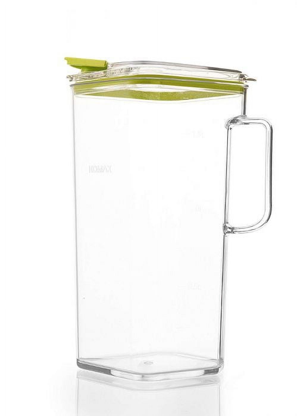 Compact Pitcher, Plastic Pitcher with Lid