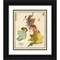 thumbnail image 1 of Kombst, Gustaf 12x14 Black Ornate Wood Framed with Double Matting Museum Art Print Titled - Ethnographic, Great Britain, Ireland, 1856, 1 of 4
