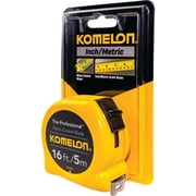 Komelon 16-Foot/5-Meter Professional Inch/Metric Tape Measure