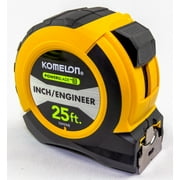 Komelon 25ft ABS Powerblade II Tape Measure Inch/Engineer