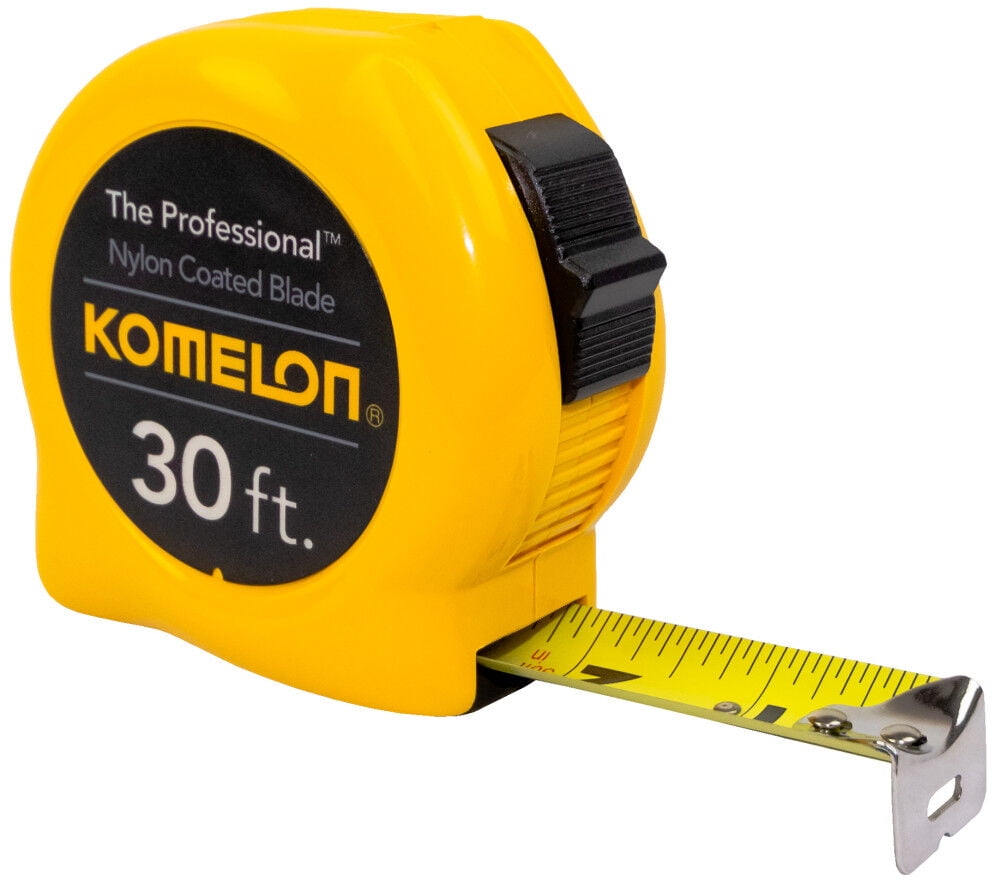 Komelon 30' X 1In Professional Series Tape Measure