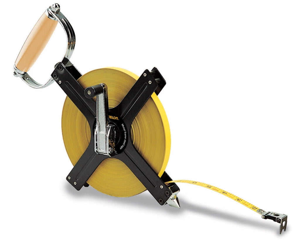 Komelon 300' x 1/2" Open Reel Steel Tape Measure