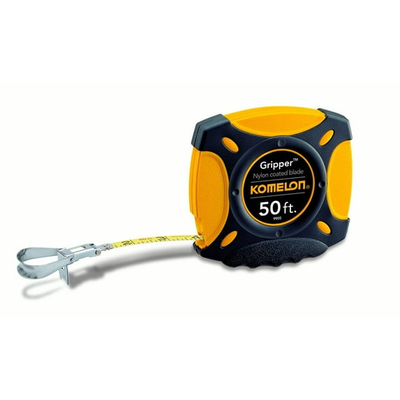 Komelon 50ft Closed Case Steel Gripper Tape Measure