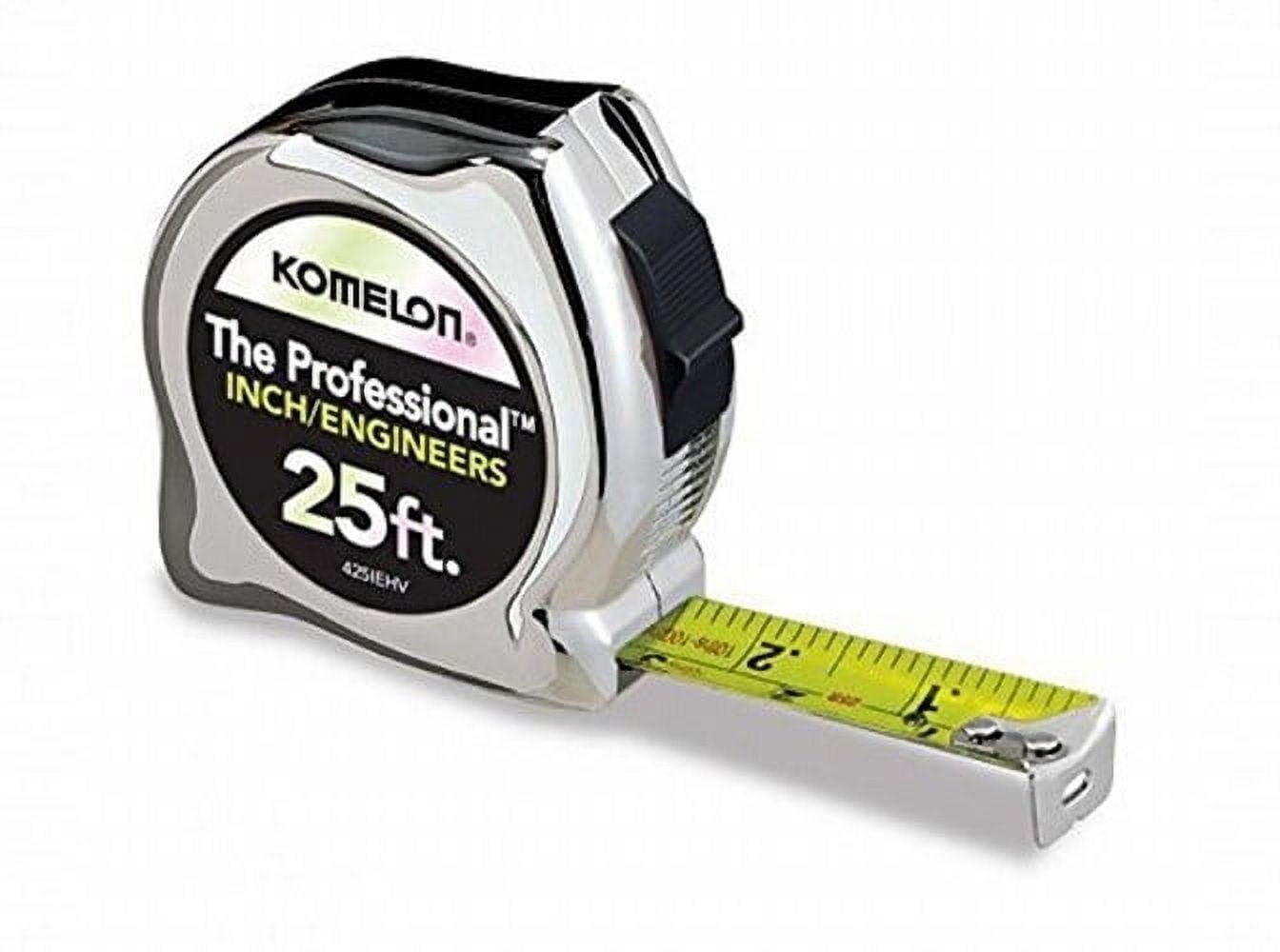 Komelon Chrome Professional 25 ft. Tape Measure