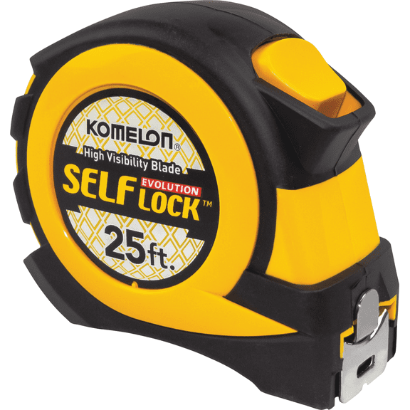 Komelon Evolution Self-Lock Tape Measure - Single Pack Residential Use, Standard Application