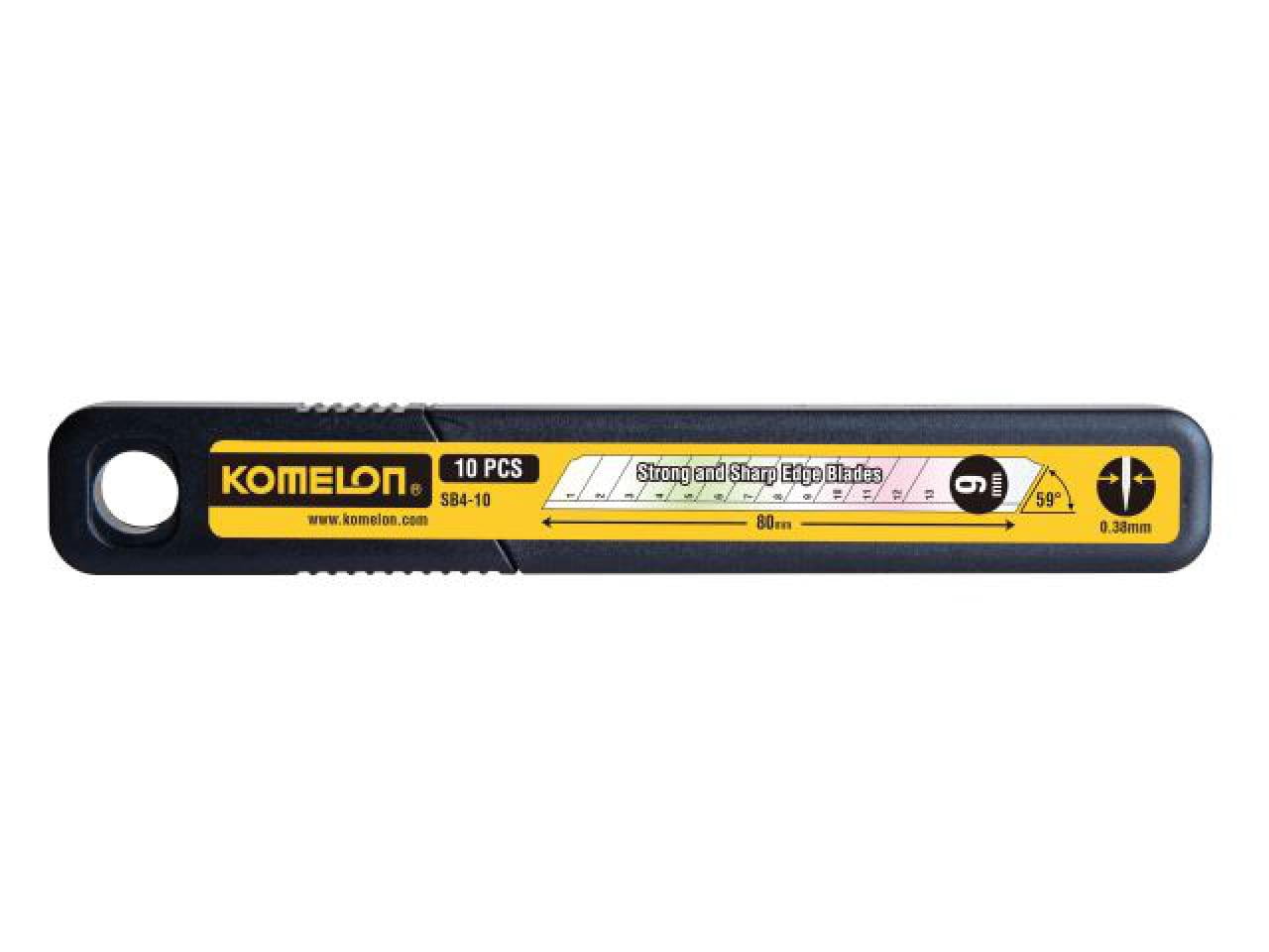 Komelon - Snap-Off Blades 9mm (Pack 10)