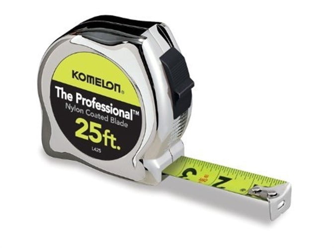 Komelon USA High Viz Professional Tape Measures, 1 in x 25 ft - 1 EA (425HV)