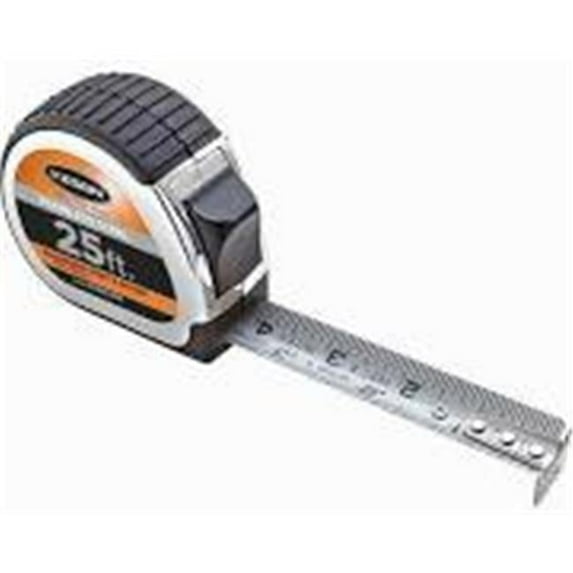 Komelon Usa 1 in. & 25 ft. Stainless Steel Measure Tape