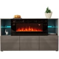 thumbnail image 1 of Komi 03 Electric Fireplace Modern 63" Sideboard, 1 of 8