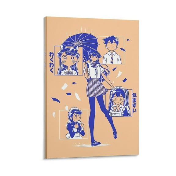 Komi San Cant Communicate Poster Poster Cool Artworks Painting Wall Art Canvas Prints Hanging Picture Home Decor Posters Gift 12x18inch(30x45cm)